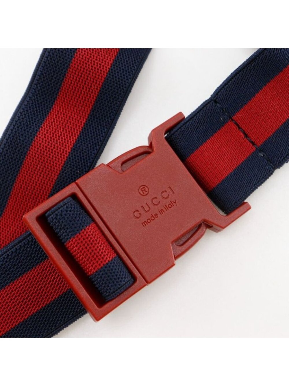 Gucci Star Children's Double Geometric Canvas Blue Kids Waist Bag - Picture 6 of 8